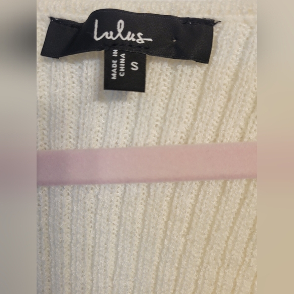 Lulu's Cream Knit Cardigan - Picture 3 of 5